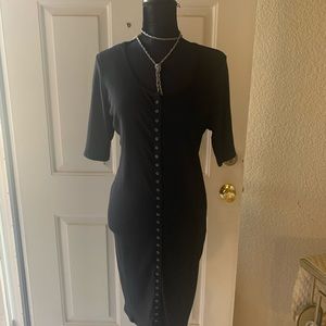 🆕 New Charlotte Russe Black Button Down Dress Size 2X